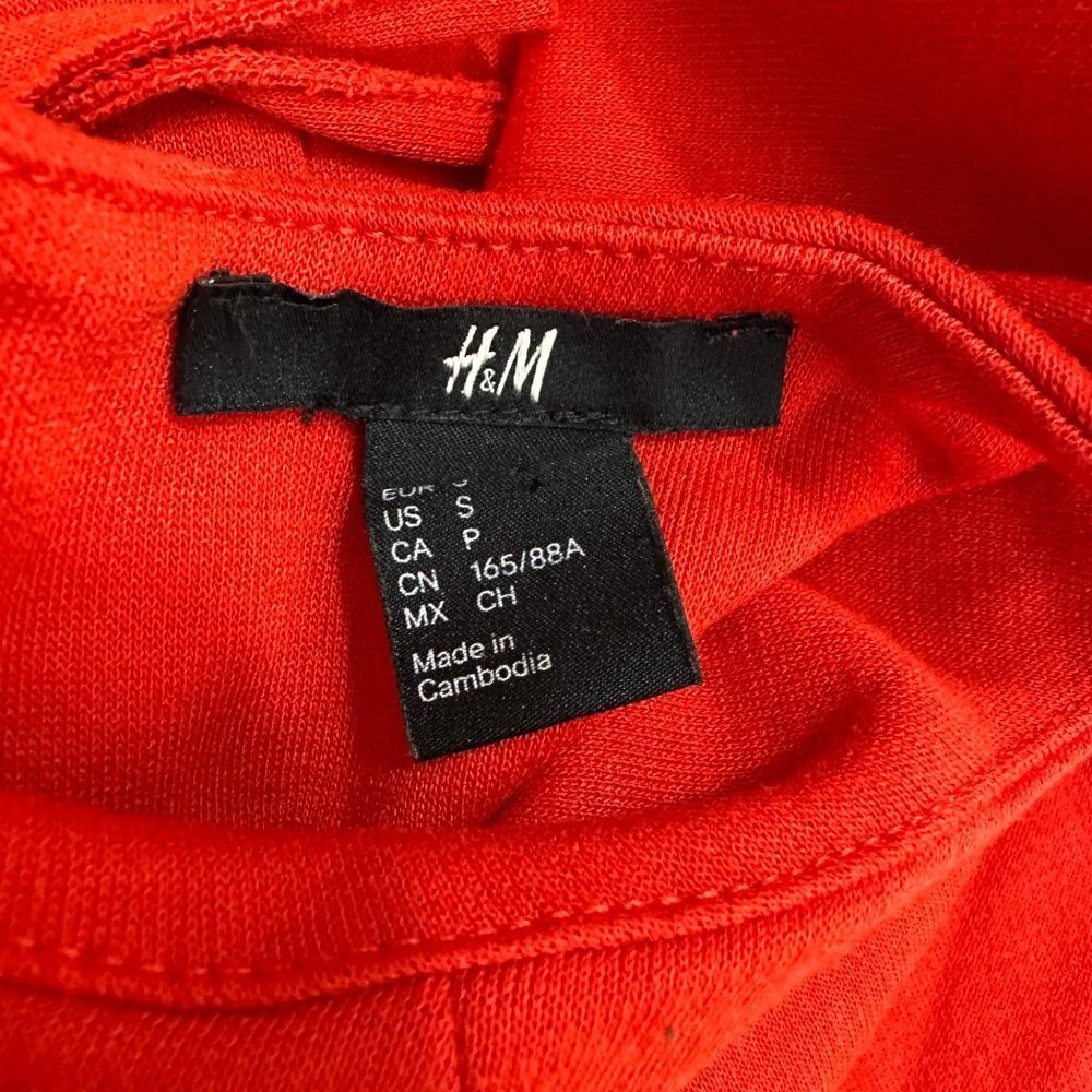 H&M Red Sheath Dress S - Picture 3 of 5